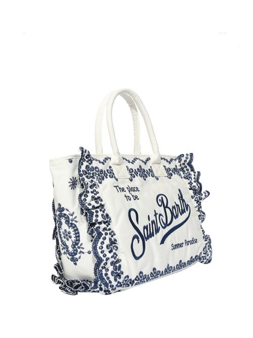 Borsa Vanity Volant in cotone Sangallo Mc2 Saint Barth | VANI002902534L